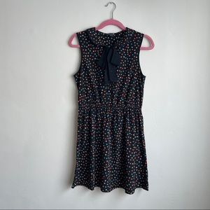 Forever 21 / Square Polka Dot Black Dress